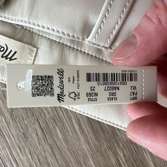 Brand New madewell leather pants - Picture 4 of 4